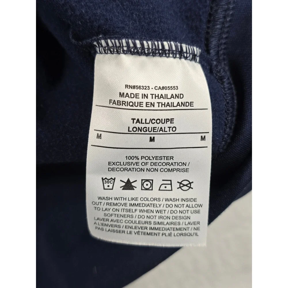 Nike NBA Minnesota Timberwolves Dri-FIT Full Zip Track Jacket M Tall Navy Blue